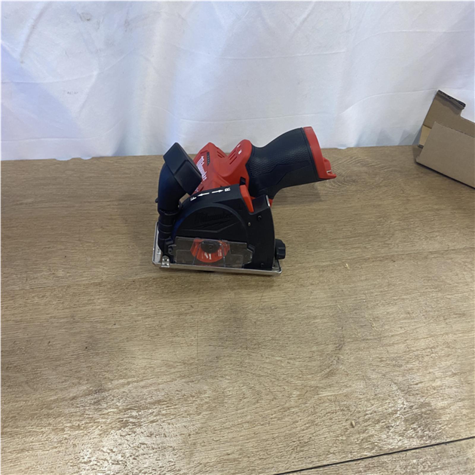 AS-IS Milwaukee FUEL 12V Lithium-Ion Brushless Cordless 3 in. Cut Off Saw (Tool-Only)