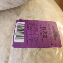 Phoenix NEW Havelock Wool R-22 Unfaced Wool Insulation Batt 23.5 in. x 3.88 ft. (540 sq. ft. ) (9-Bags)