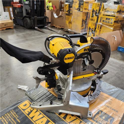 As-Is- DEWALT 12 in. 15 Amp Compound Double Bevel Miter Saw