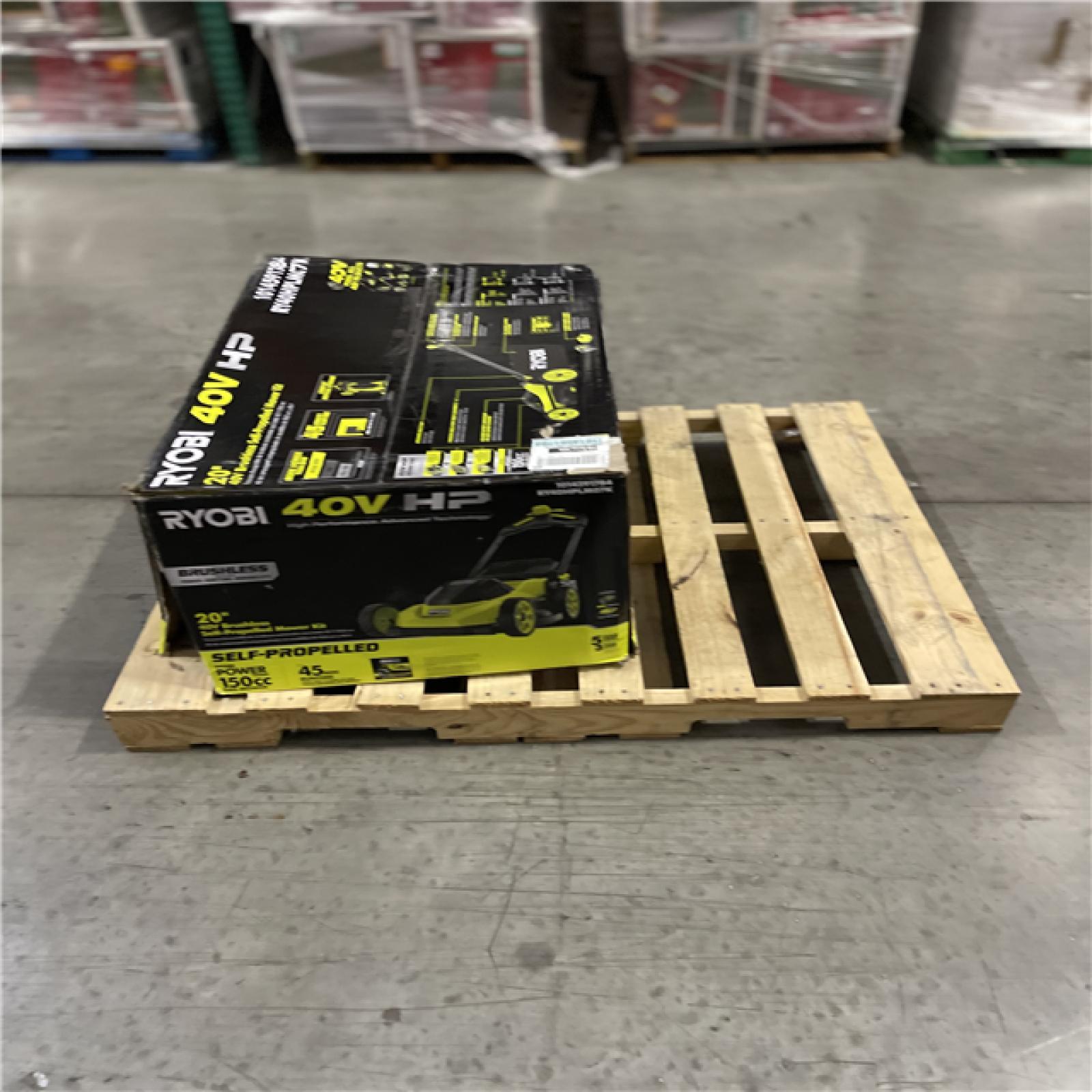 DALLAS LOCATION- NEW!- RYOBI 40V HP Brushless 20 in. Cordless Electric Battery Walk Behind Self-Propelled Lawn Mower with 6.0 Ah Battery and Charger