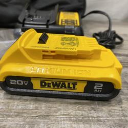 AS-IS DEWALT Atomic 20V Lithium-Ion Cordless Compact 1/2 in. Drill/Driver Kit