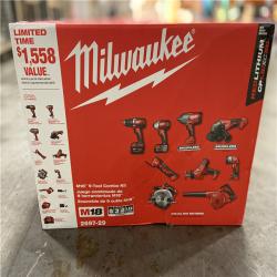 DALLAS LOCATION - M18 18-Volt Lithium-Ion Cordless Combo Kit 9-Tool with 2-Batteries, Charger and Tool Bag20