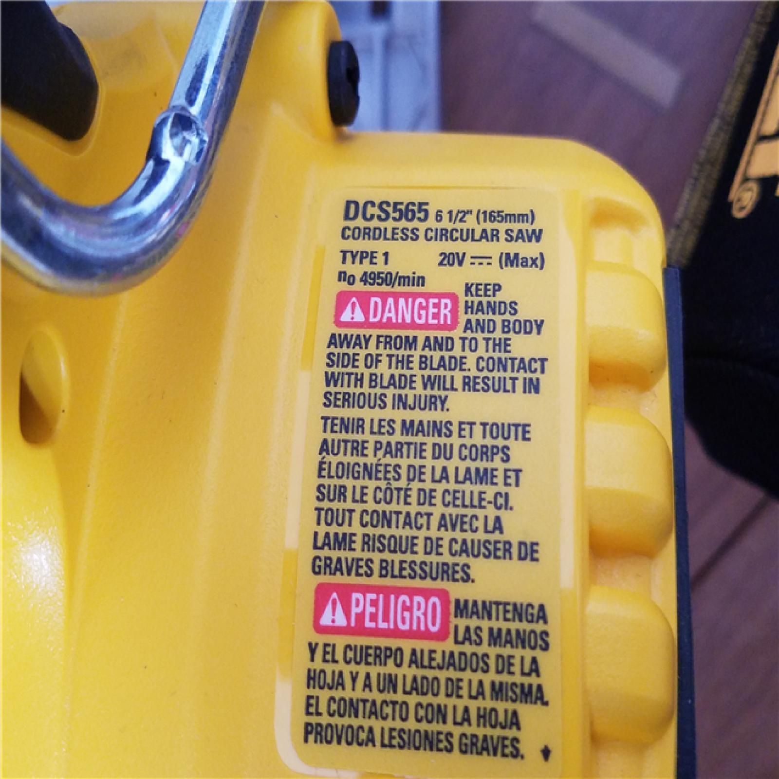 California AS-IS DeWalt 6-Piece Tool Kit  Includes (2) Batteries  Charger & Rolling Tool Box