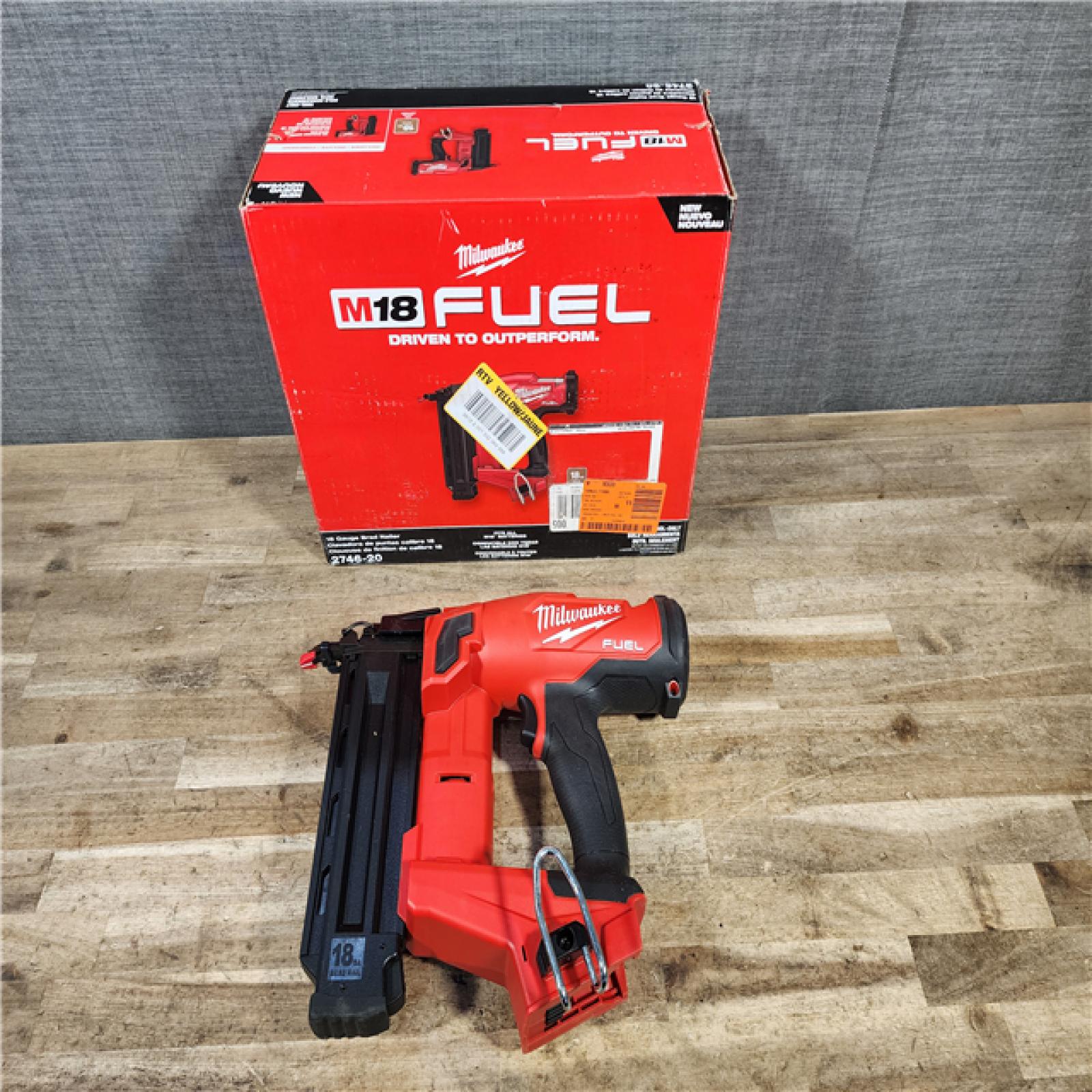 HOUSTON LOCATION - AS-IS Milwaukee FUEL 18-Volt Lithium-Ion Brushless Cordless Gen II 18-Gauge Brad Nailer (Tool-Only)