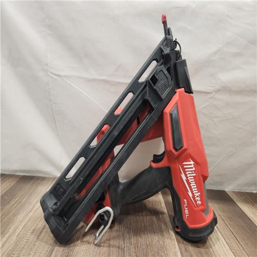 AS-IS- Milwaukee M18 FUEL 15 Ga. 18 Volt Brushless Angled Finish Nailer (TOOL ONLY)