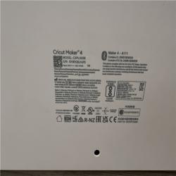 AS-IS Cricut Maker 4 Cutting Machine in Seashell