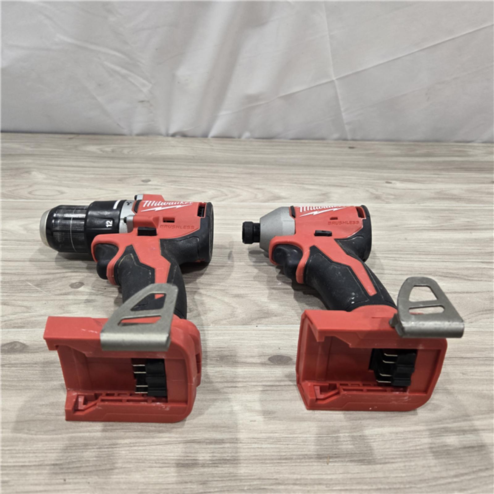 AS-IS Milwaukee M18 Compact Brushless 2-Tool Combo Kit