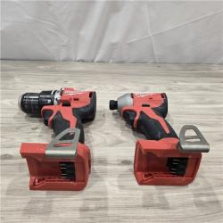 AS-IS Milwaukee M18 Compact Brushless 2-Tool Combo Kit