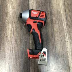 AS-IS Milwaukee 18V Lithium-Ion Cordless 1/4 in. Hex Impact Driver (Tool-Only)