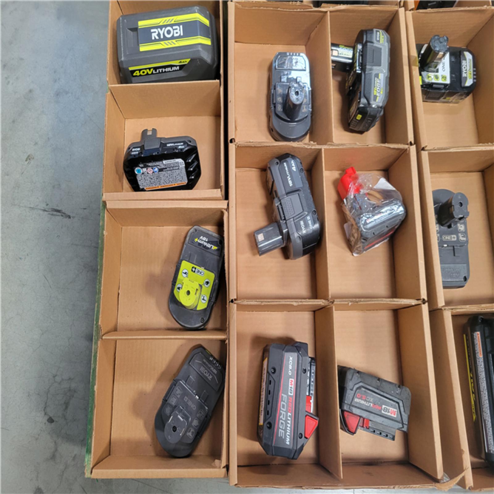CALIFORNIA AS-IS BATTERY PALLET