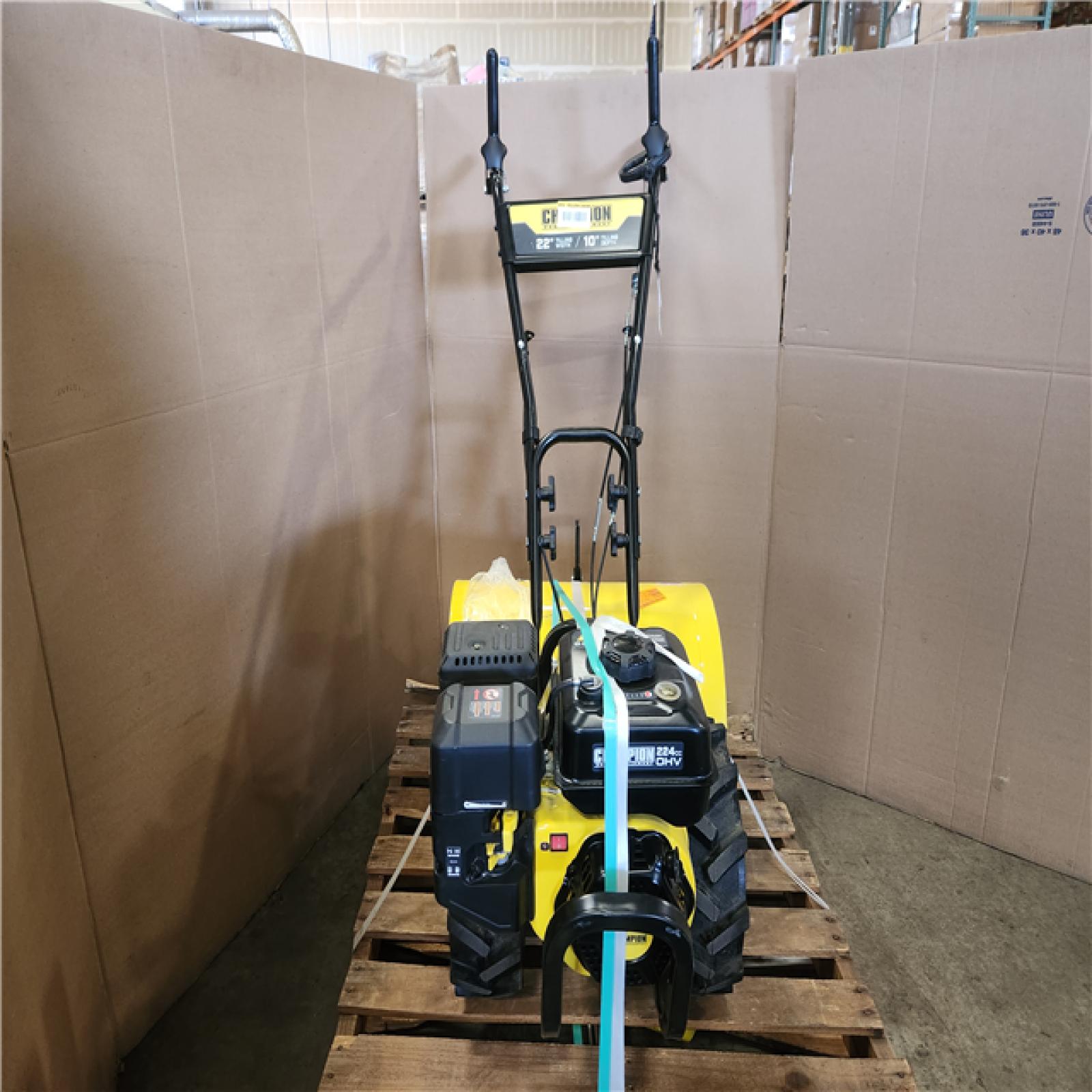 Phoenix Champion Power Equipment 22 in. Counter Rotating Gas Rear Tine Tiller with Self-Propelled Agricultural Tires