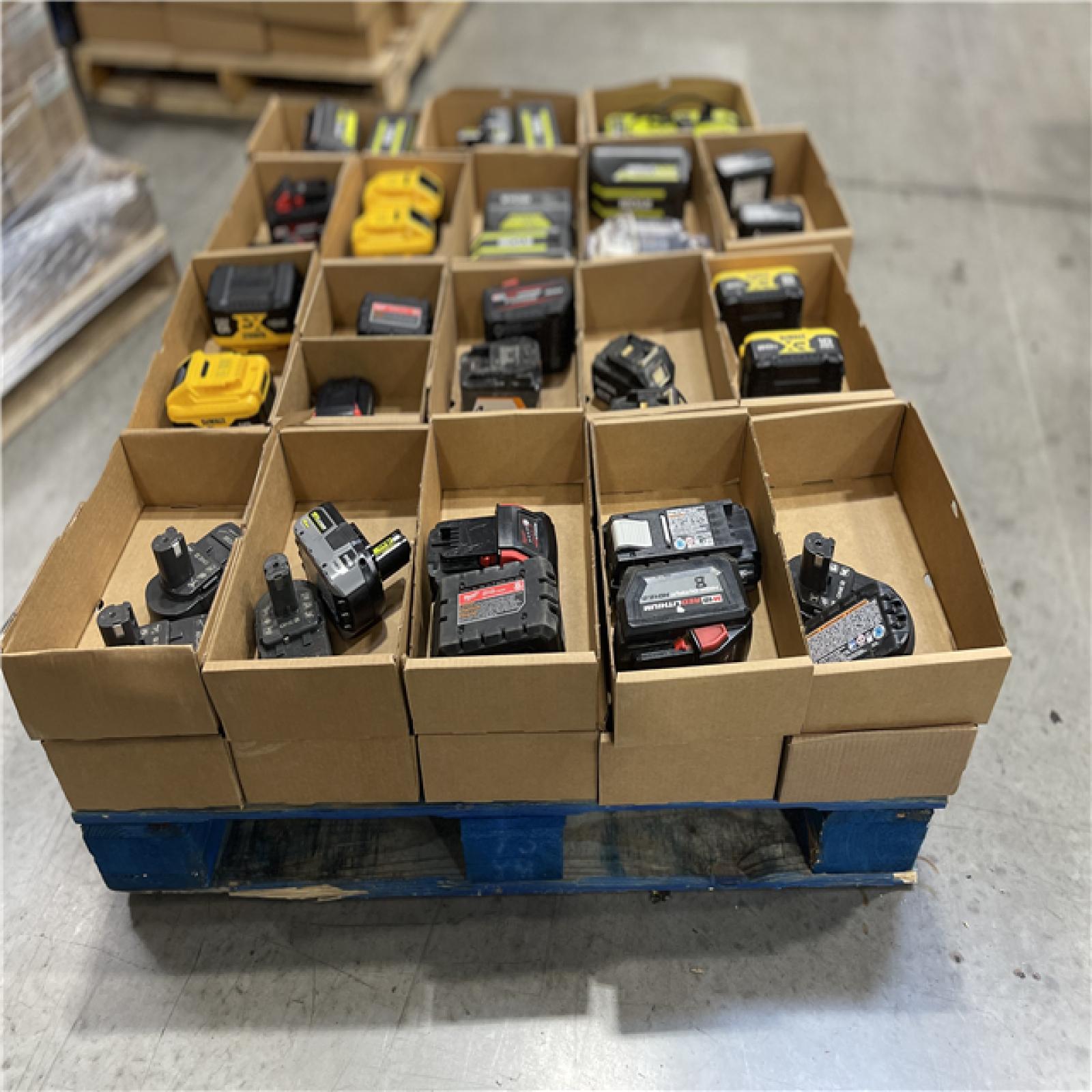 DALLAS LOCATION- AS-IS BATTERY PALLET