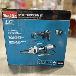 NEW! - MAKITA 18V LXT® Lithium-Ion Cordless Grease Gun Kit  var. spd.  case  with one battery (2.0Ah)