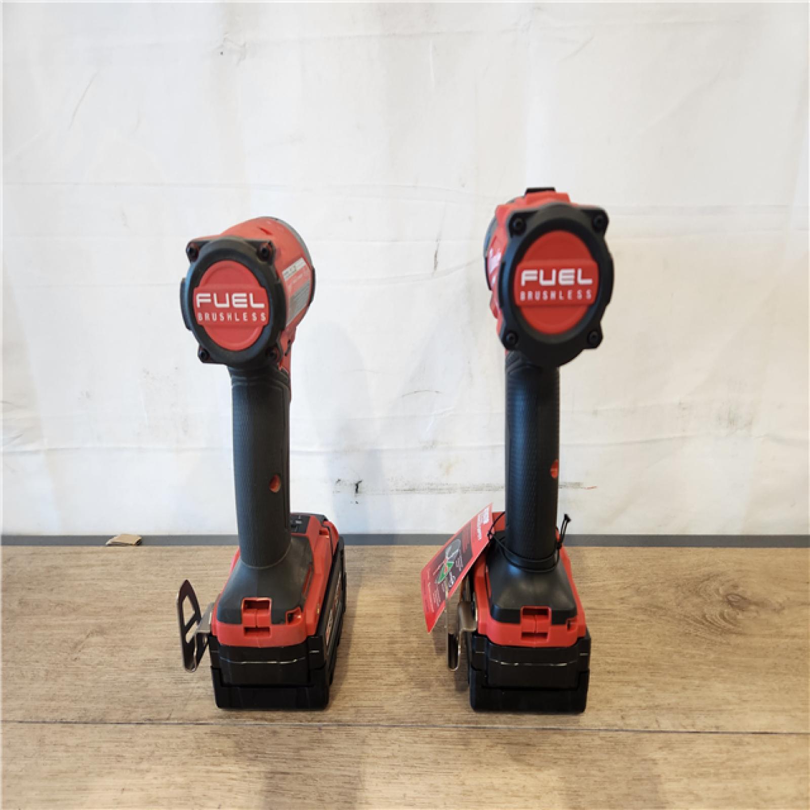 AS-IS- Milwaukee FUEL 18V Lithium-Ion Brushless Cordless Hammer Drill and Impact Driver Combo Kit