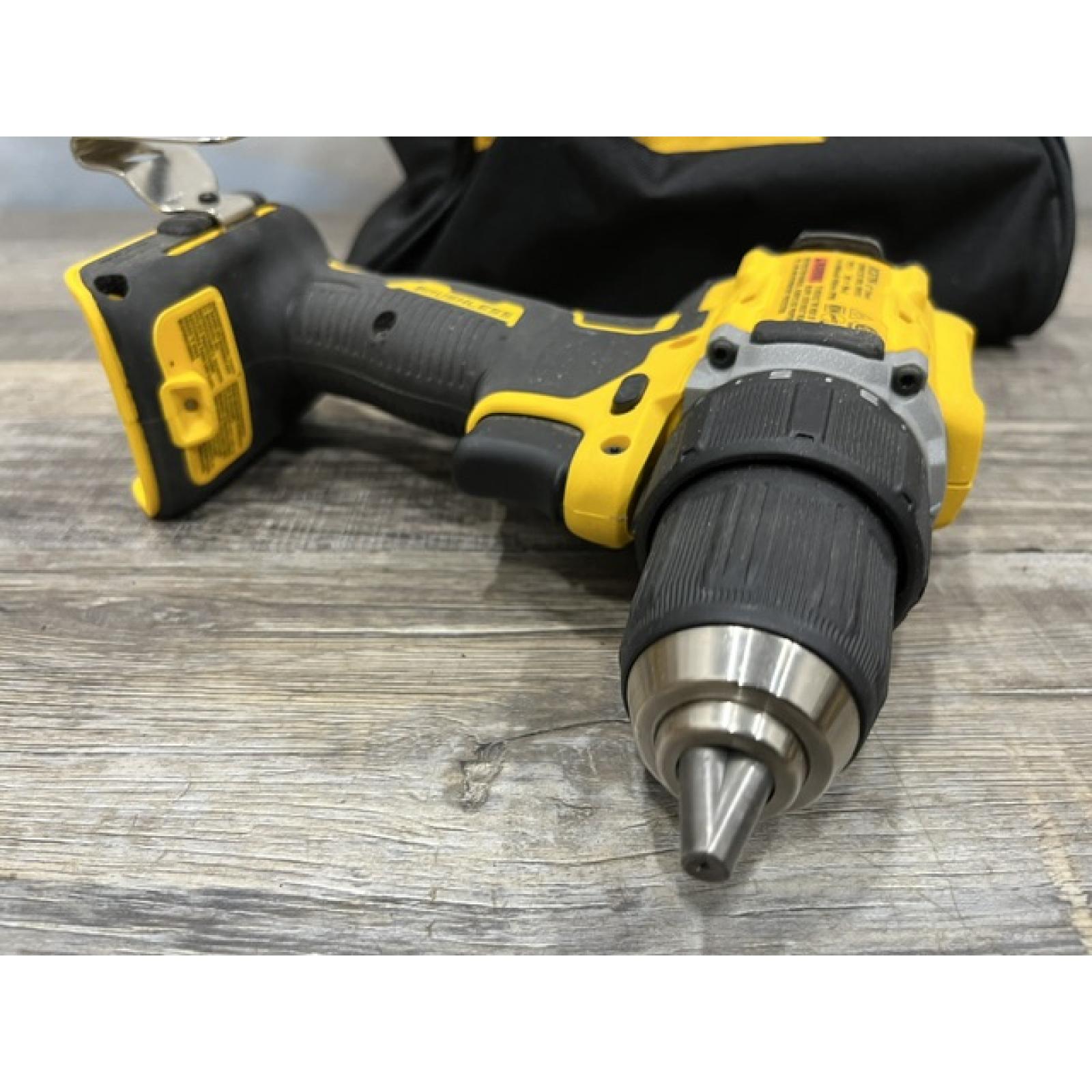 AS-IS DEWALT Atomic 20V Lithium-Ion Cordless Compact 1/2 in. Drill/Driver Kit