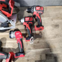 HOUSTON LOCATION - AS-IS Milwaukee 5 Tool Combo Kit W/ (2) Battery & Charger