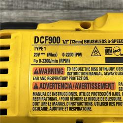 AS-IS DEWALT 20V MAX Lithium-Ion Cordless 1/2 in. Impact Wrench Kit