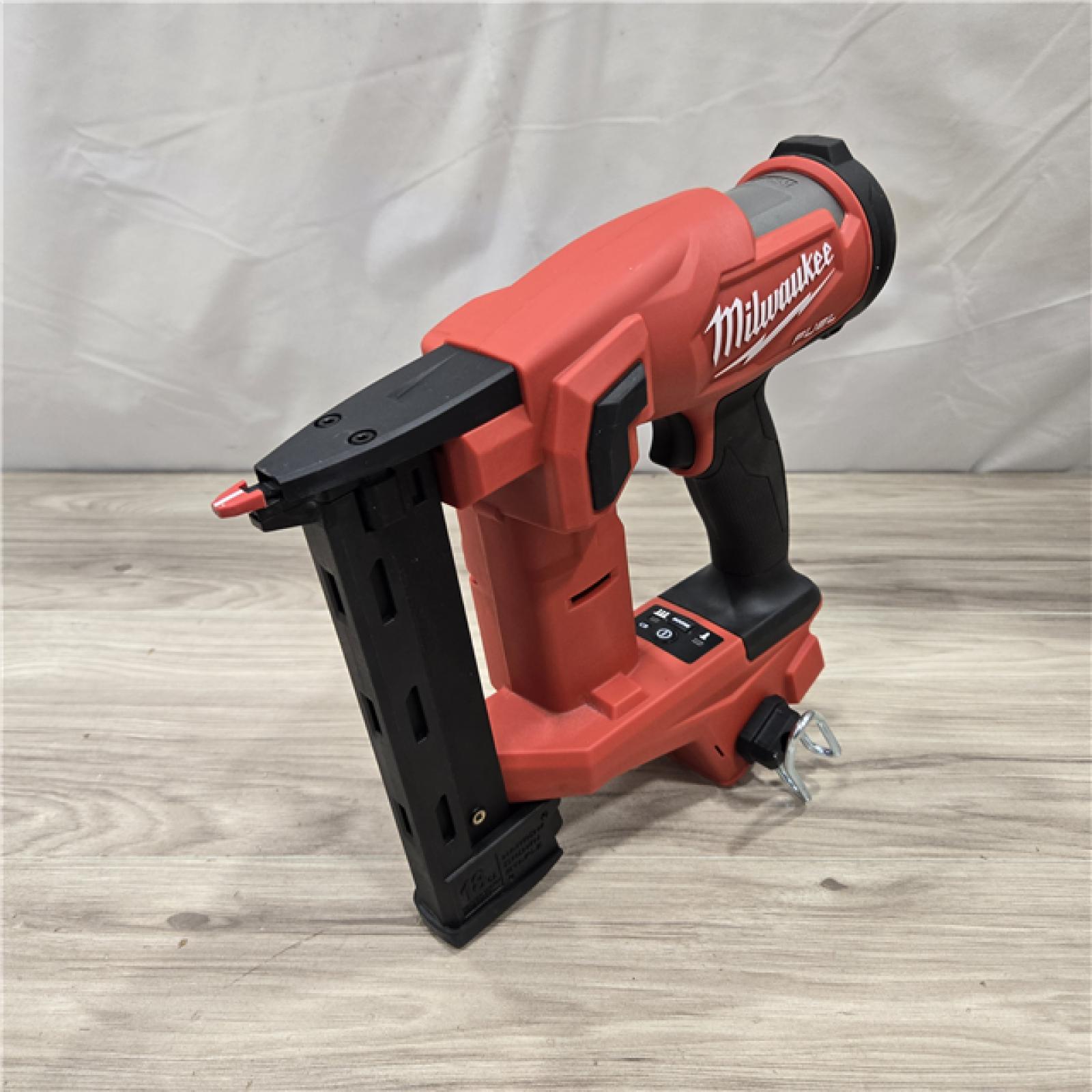 AS-IS MILWAUKEE FUEL 18V Cordless 18-Gauge 1/4 in. Narrow Crown Stapler (Tool-Only)