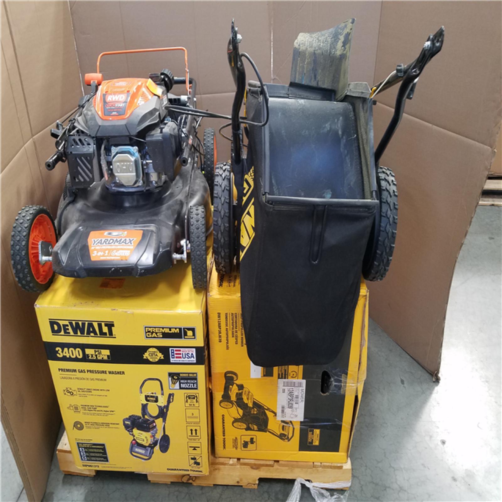 CALIFORNIA AS-IS OUTDOOR POWER EQUIPMENT