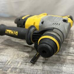 AS-IS DEWALT 20-Volt MAX XR Lithium Ion 1-1/8 in. Cordless SDS-plus Brushless L-Shape Concrete/Masonry Rotary Hammer (Tool-Only)