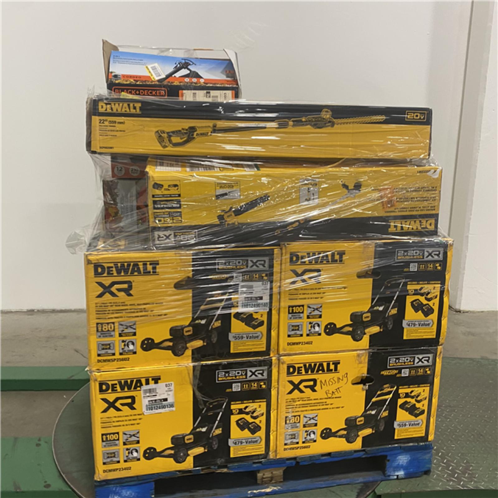 Dallas Location - As-Is DEWALT Tool Pallet