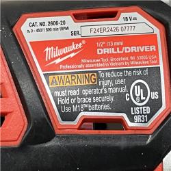 AS-IS Milwaukee 18V Lithium-Ion Cordless Drill Driver/Impact Driver Combo Kit