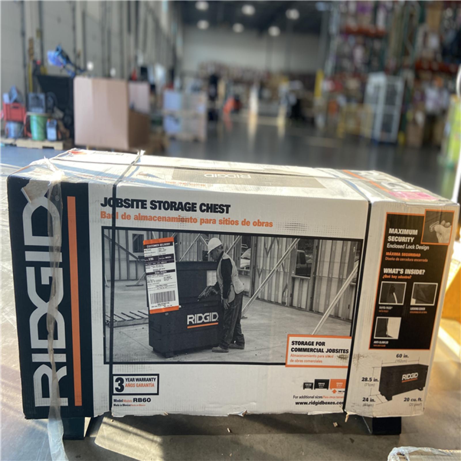 DALLAS LOCATION - RIDGID 60 in. x 24 in. Universal Storage Chest