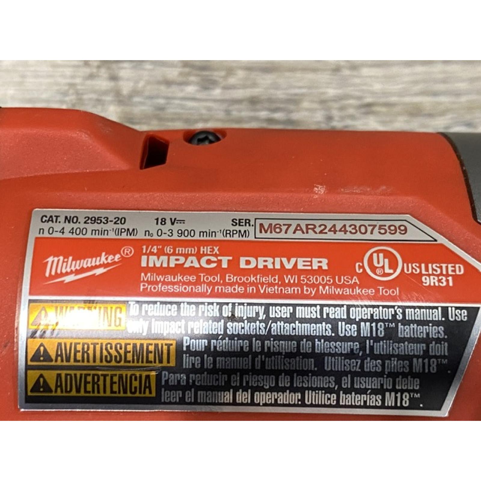 AS-IS Milwaukee FUEL 18V Lithium-Ion Brushless Cordless Hammer Drill and Impact Driver Combo Kit