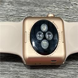 AS-IS Apple Watch Series 3 38mm GPS + Cellular 4G LTE Gold Pink Sport Band