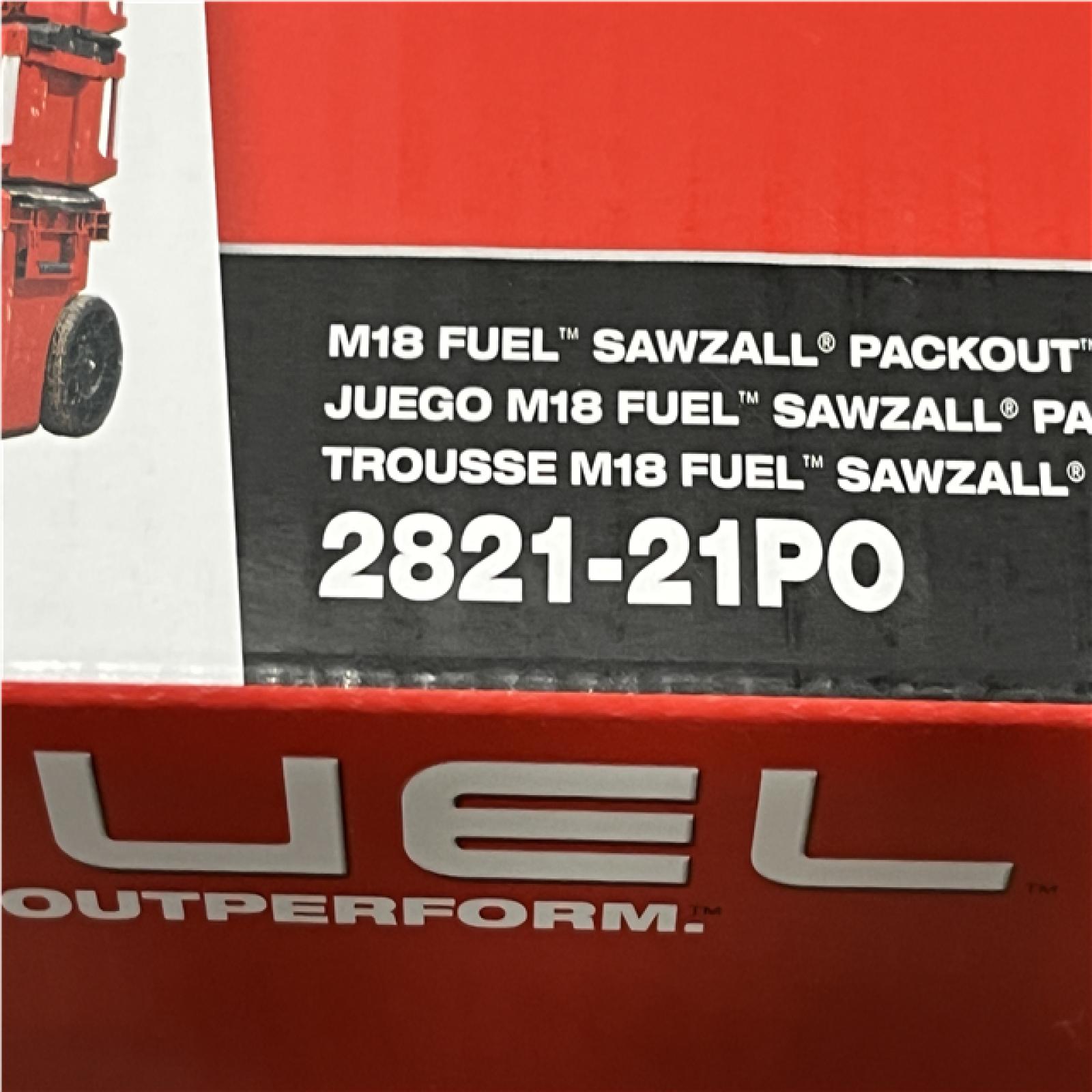 NEW - Milwaukee FUEL18V Lithium-Ion Brushless Cordless SAWZALL Reciprocating Saw Kit with PACKOUT Tool-Box