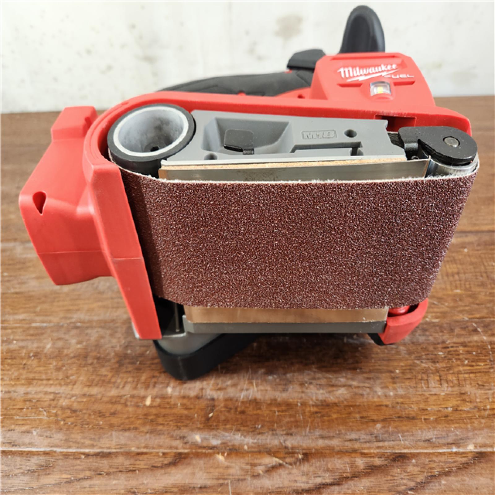 AS-IS Milwaukee M18 FUEL 18-Volt Lithium-Ion Brushless Cordless Belt Sander (Tool-Only)