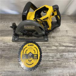 AS-IS DEWALT FLEXVOLT 60V MAX Cordless Brushless 7-1/4 in. Wormdrive Style Circular Saw (Tool Only)