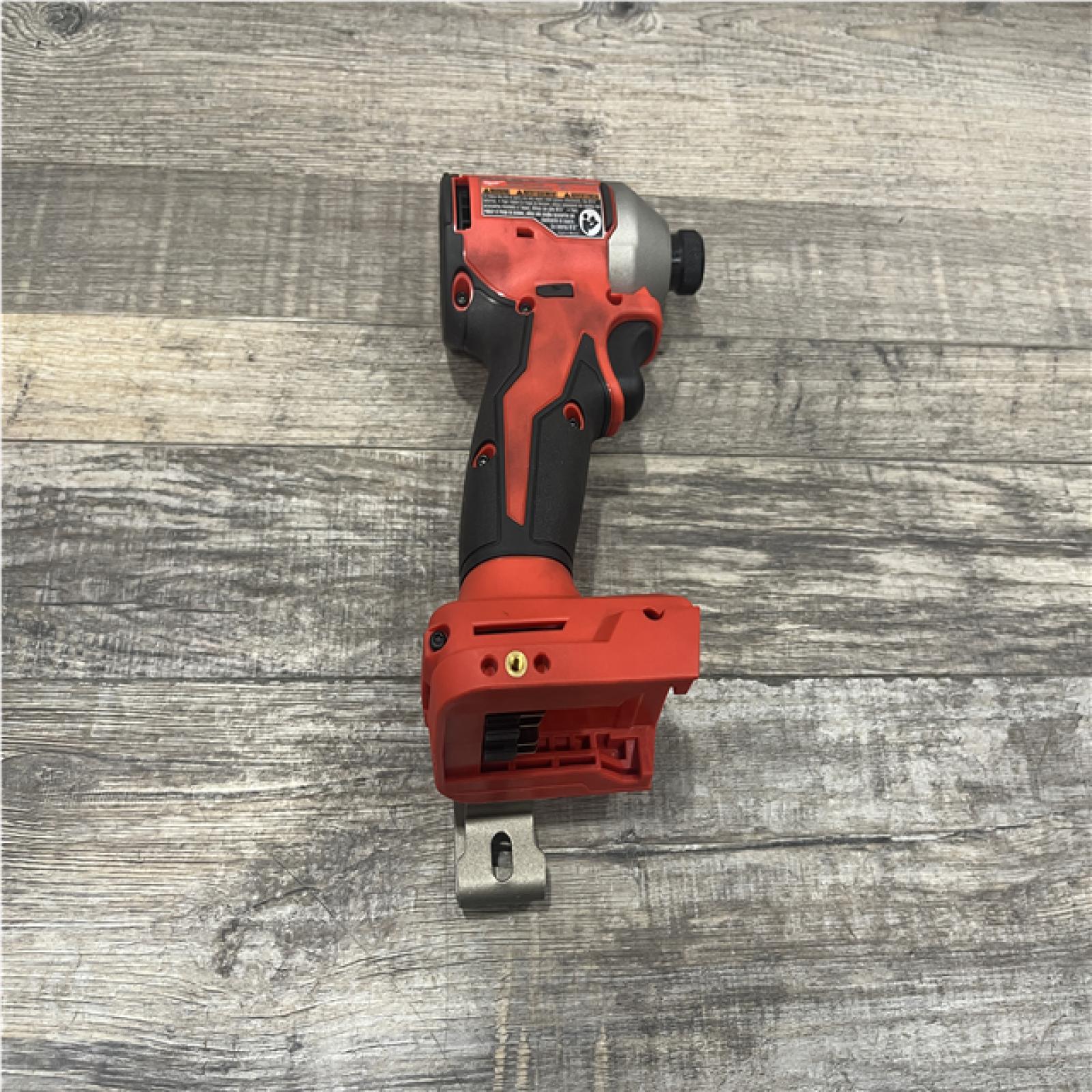 AS-IS Milwaukee 18-Volt Lithium-Ion Compact Brushless Cordless 1/4 in. Impact Driver Kit