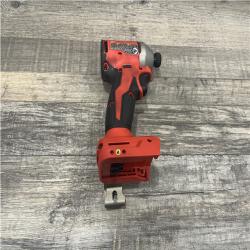 AS-IS Milwaukee 18-Volt Lithium-Ion Compact Brushless Cordless 1/4 in. Impact Driver Kit