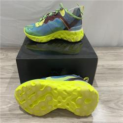 Nike React Element 87 / Undercover - Lakeside/Electric Yellow - SZ 13