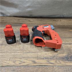 AS-IS Milwaukee M12 FUEL 12V Lithium-Ion Brushless Cordless 4-in-1 Installation 3/8 in. Drill Driver Kit with 4-Tool Heads
