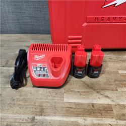HOUSTON LOCATION - AS-IS M12 12-Volt Lithium-Ion Force Logic Cordless Press Tool Kit (3 Jaws Included) with Two 1.5 Ah Battery and Hard Case