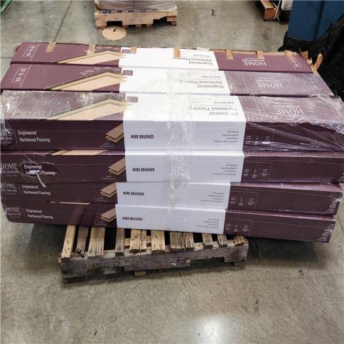 Phoenix Home Decorators Collection Natural White Oak 3/8 in. T x 7.5 in. W Tongue & Groove Wire Brushed Engineered Hardwood Flooring (644 sq.ft./15 case)