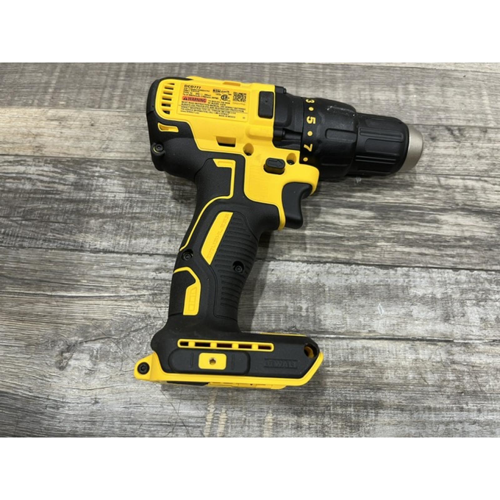 AS-IS DEWALT 20-Volt MAX Lithium-Ion Cordless 1/2 in. Compact Drill/Driver Kit