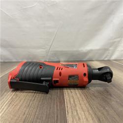 AS-IS Milwaukee M12 12V Lithium-Ion Cordless 3/8 in. Ratchet (Tool-Only)