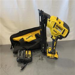 AS-IS - DEWALT 20V MAX XR Lithium-Ion Cordless 2-1/2 in. 15-Gauge Finish Nailer Kit