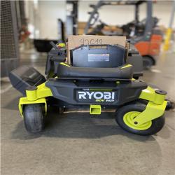 DALLAS LOCATION - AS-IS RYOBI ZR3 80V HP Brushless Electric 42 in. Zero Turn Riding Mower with (2) 14.0 Ah Batteries and Charger
