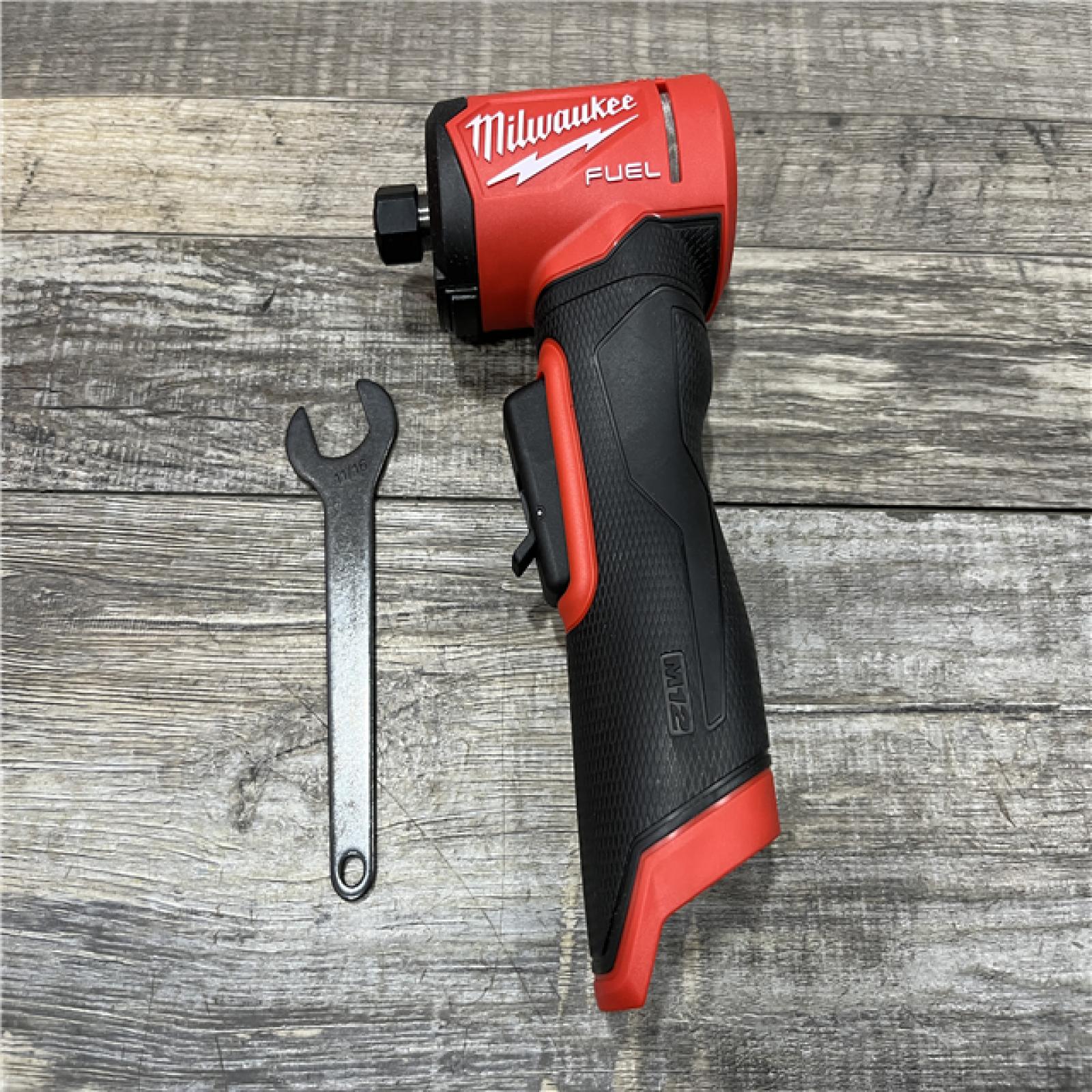 AS-IS Milwaukee FUEL 12V Lithium-Ion Brushless Cordless 1/4 in. Right Angle Die Grinder (Tool-Only)