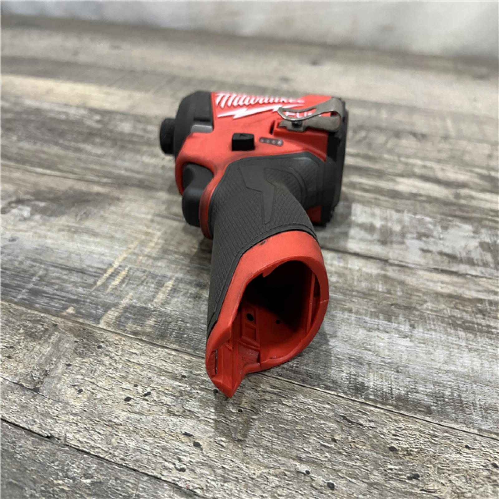 AS-IS Milwaukee FUEL 12V Lithium-Ion Brushless Cordless 1/4 in. Hex Impact Driver (Tool-Only)