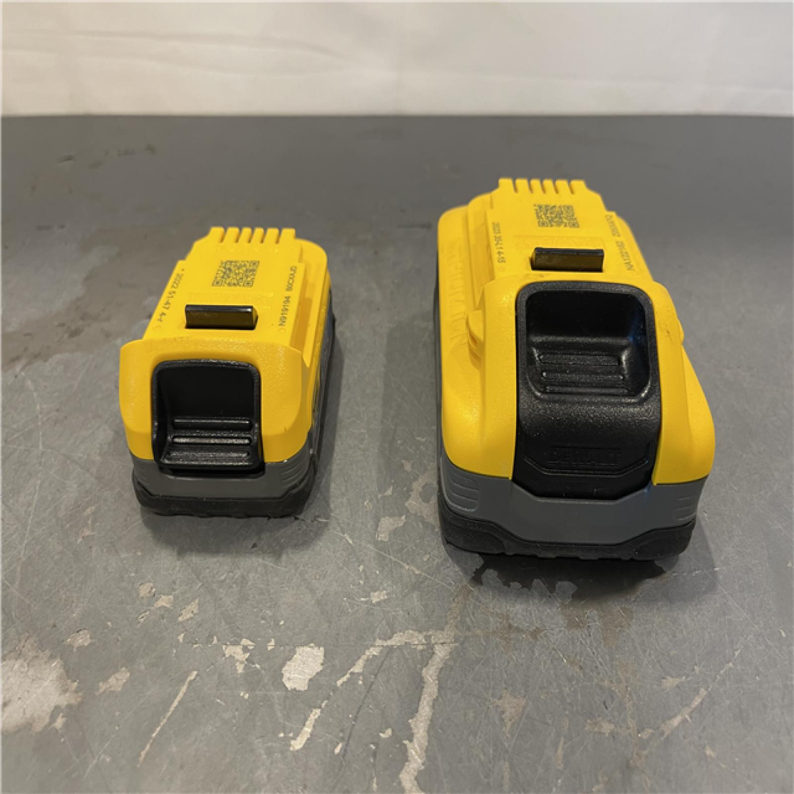 AS-IS - Dewalt 20V MAX POWERSTACK Lithium-Ion Batteries and Charger Starter Kit