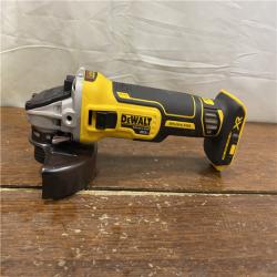 AS-IS DeWalt DCG405B 20V Max XR 4.5-Inch Slide Switch Small Angle Grinder (Tool Only)