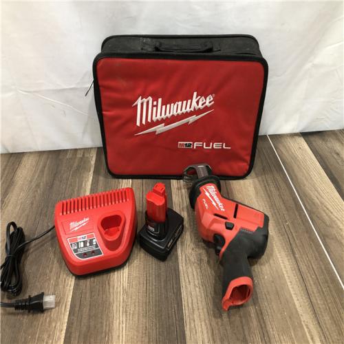 AS-IS Milwaukee FUEL 12V Lithium-Ion Brushless Cordless HACKZALL Reciprocating Saw Kit
