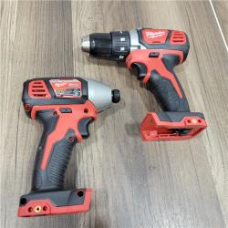 AS-IS Milwaukee M18 18V Lithium-Ion Cordless Combo Kit (5-Tool) with (2) Batteries, Charger and Tool Bag