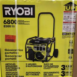 Dallas Location - NEW- RYOBI 6,500-Watt Gasoline Powered Portable Generator