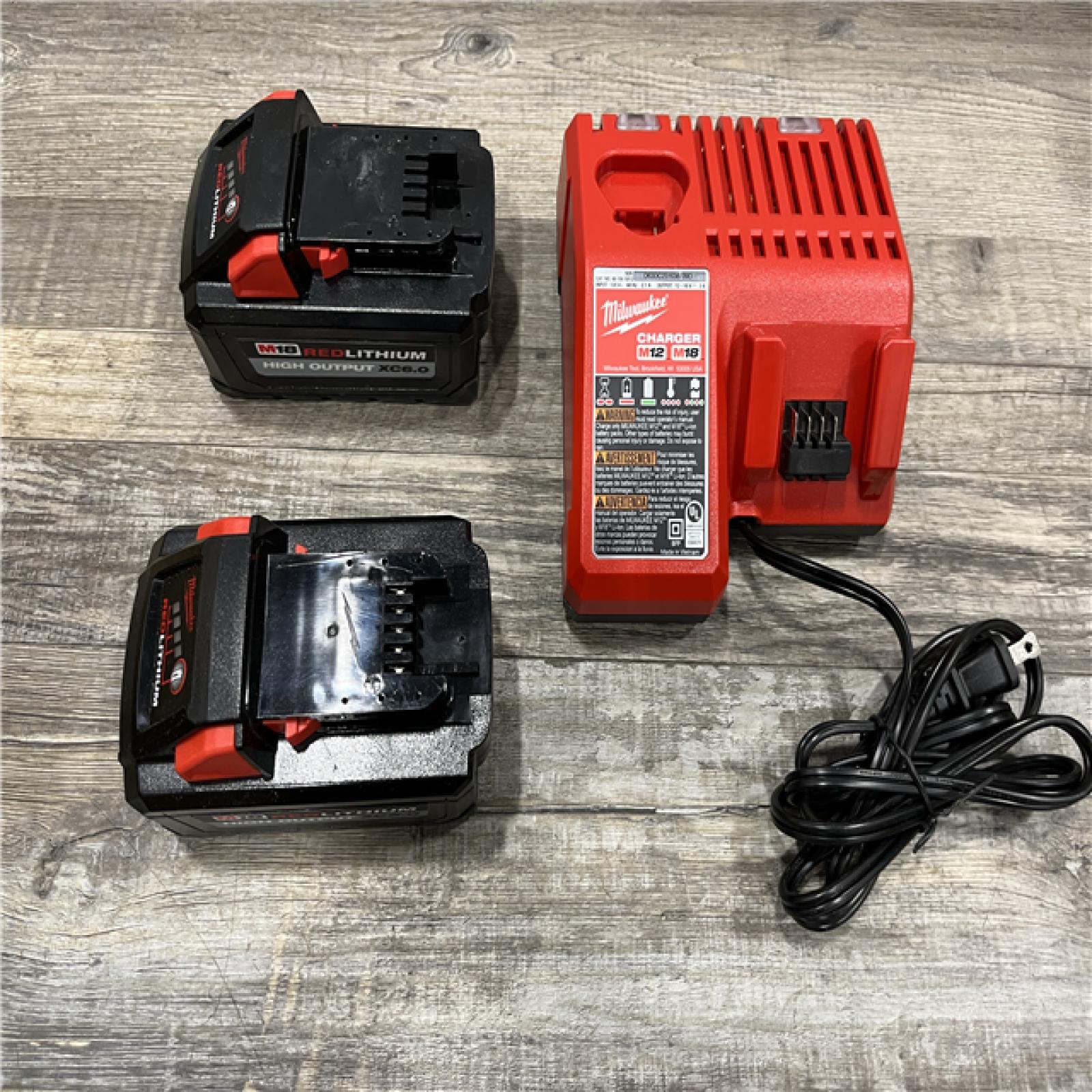 AS-IS Milwaukee 18-Volt Lithium-Ion High Output Starter Kit
